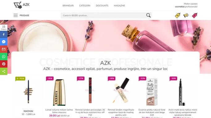 AZK – Catalog online de cosmetice, produse ingrijire & parfumuri