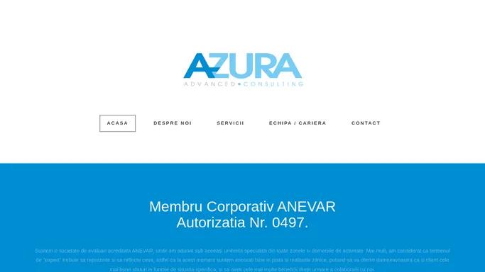 Azura Advanced consulting - Evaluari imobiliare si bunuri mobile