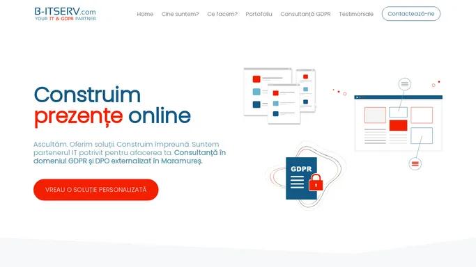 Consultanta si servicii GDPR Maramures. Web design si mentenanta site-uri web