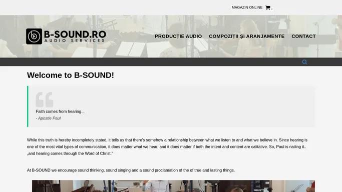 B-SOUND – Music & Audio Services