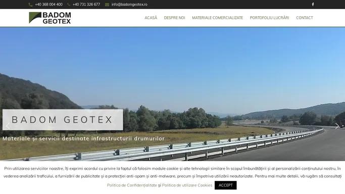 Badom Geotex – Import si comercializare materiale geosintetice