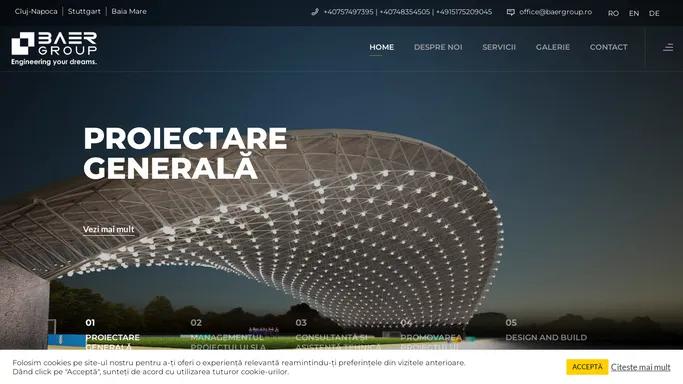 BAER GROUP | Proiectare generala | Proiectare constructii