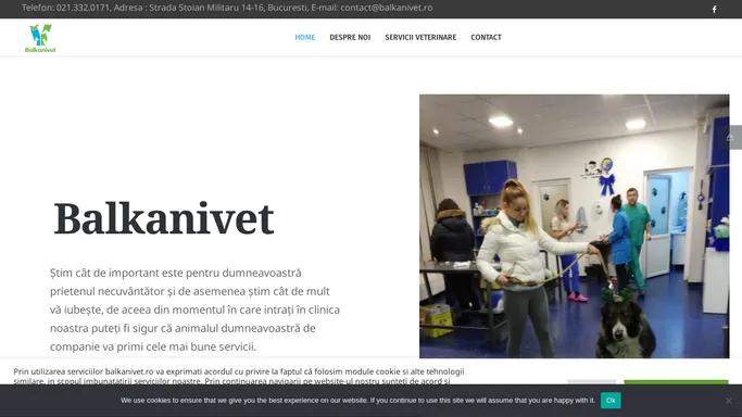 CABINET VETERINAR BALKANIVET – Din dragoste pentru animale.