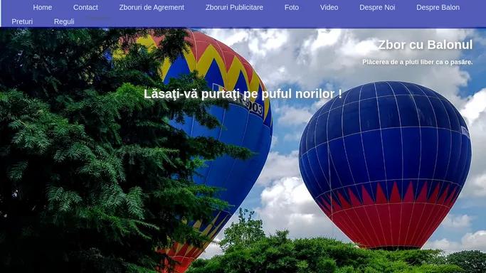 BALON cu AER CALD - Bucuresti, Pret zbor agrement balon aer cald, Plimbari Balon, Zbor Balon Aer Cald, Zboruri Publicitare