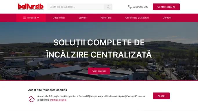 Baltur Sib - Solutii de Incalzire Centralizata