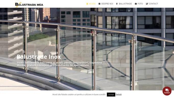 Balustrade Inox » Balustrada Mea - Balustrade Inox