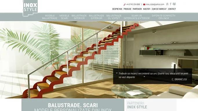 Balustrade, scari - producator balustrade si scari din inox: Inoxstyle