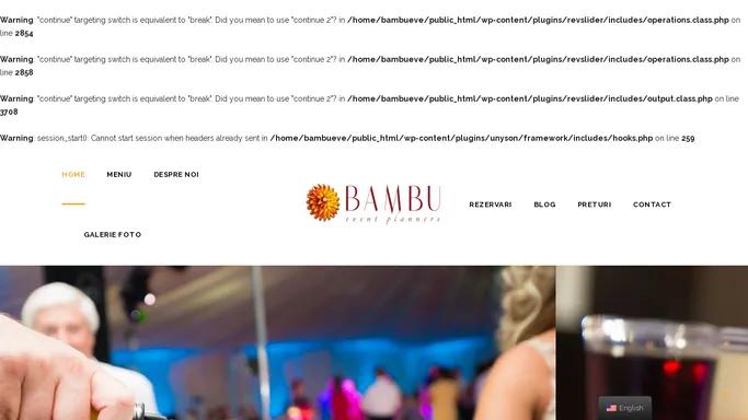 Homepage - BAMBU Event Planners