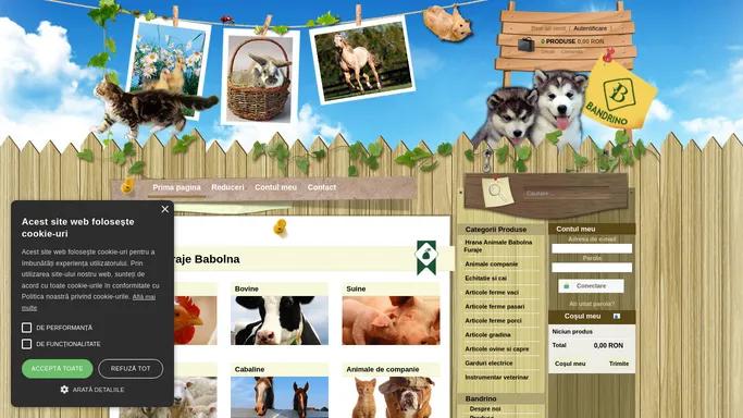 Bandrino Import-Export SRL - Magazin online - articole pentru ferma si animale de companie