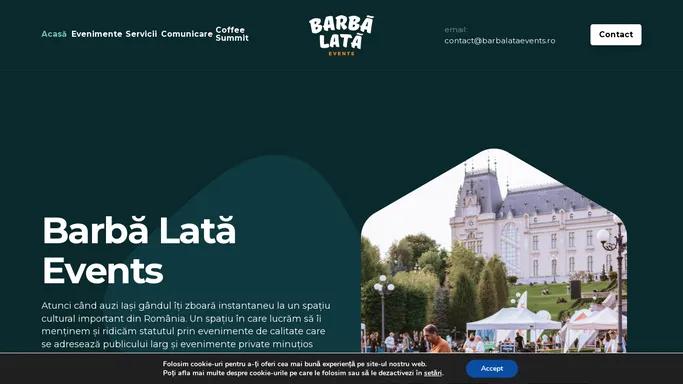 Barba Lata - Events