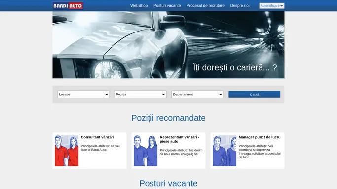 Bardi Auto - Portal de recrutare