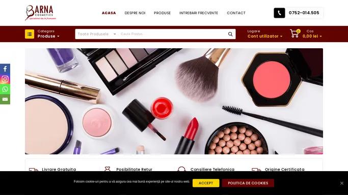 BarnaCosmetics.ro — Specialistul tau in frumusete