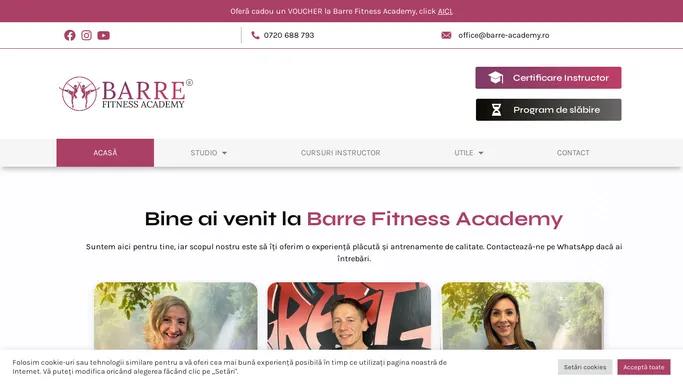 Barre Fitness Academy | Primul Studio Din Romania