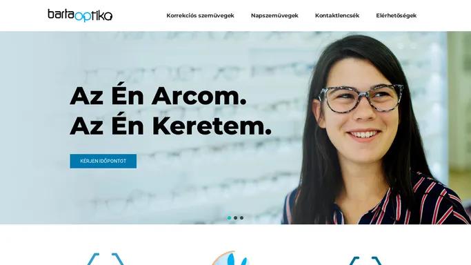 Barta Optika – A Barta Optika bemutato weblapja