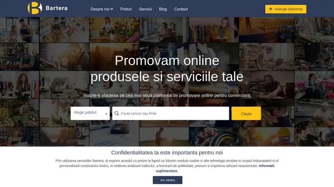 Promovare afaceri online|Creste expunerea afacerii tale| Bartera