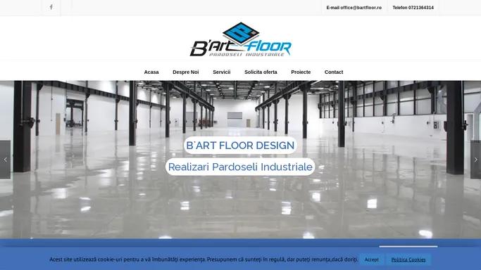 Pardoseli Industriale - Pardoseli Industriale din beton - Bart Floor Design