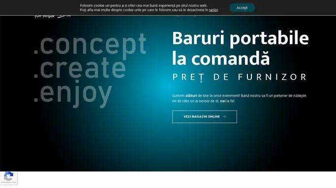 Baruri portabile la comanda – Baruri mobile evenimente