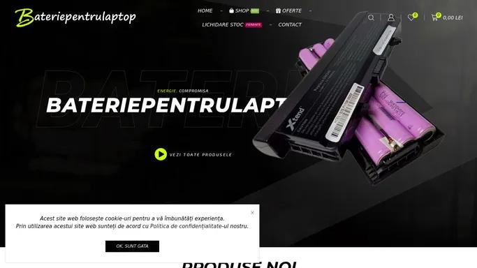 Baterie pentru laptop – magazin online