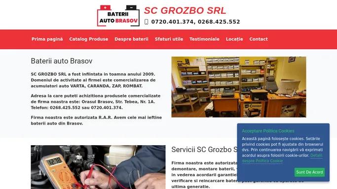 Baterii Auto Brasov - SC GROZBO SRL