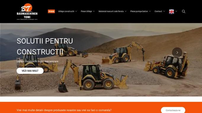 Piese utilaje, piese pompe beton, material marunt, utilaje constructii