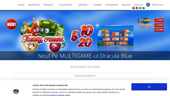 BAUM Games | Jocuri de Noroc, Sloturi, Jackpot, Pariuri Sportive