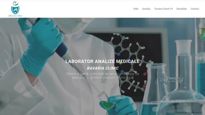 Laborator De Analize Medicale | Bavaria Clinic