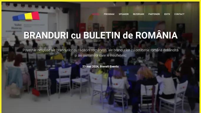 BBRo - Branduri cu Buletin de Romania