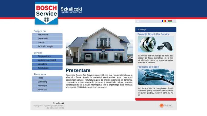 Szkaliczki - bosch car service - Prezentare