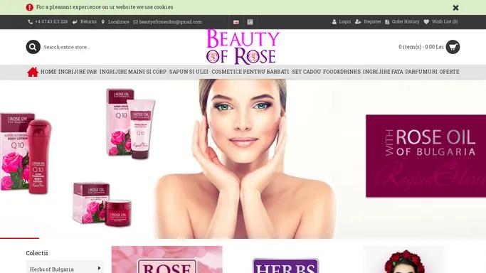 Beauty of Rose - Produse cosmetice ulei trandafiri