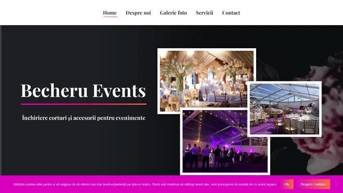 Becheru Events - Inchirieri corturi evenimente