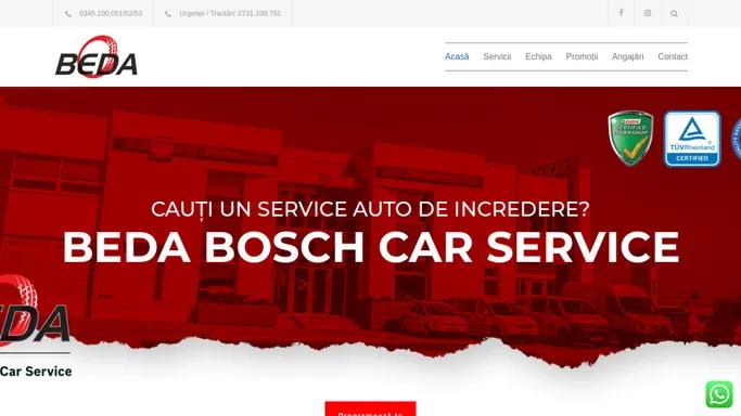 Bosch Car Service Targoviste - Reparatii Auto - BedaImpex