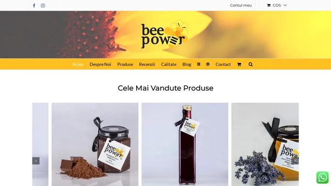 Miere Naturala si Produse cu Miere de Albine Naturala - Beepower