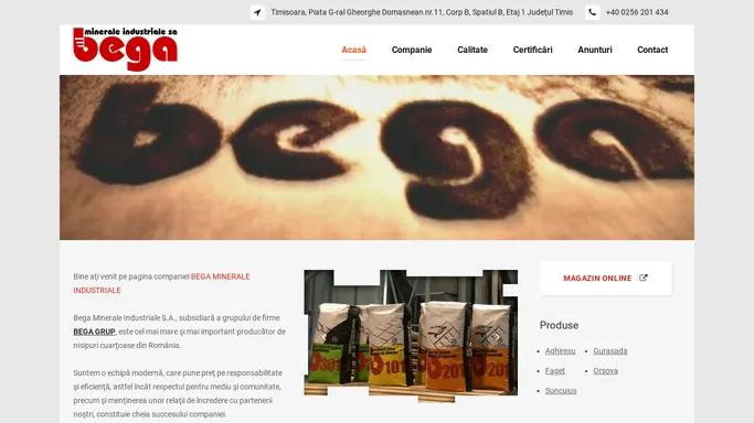 Bega Minerale Industriale |