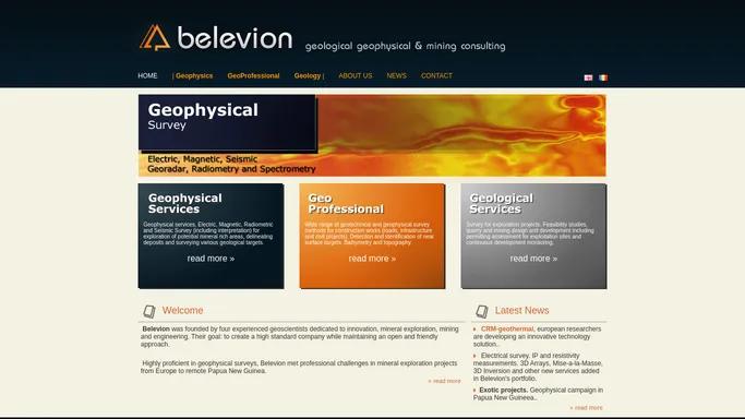 BELEVION | Geophysical, Geological and Mining Consulting