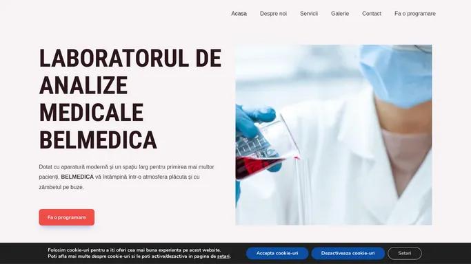 BelMedica | Laborator de Analize Medicale