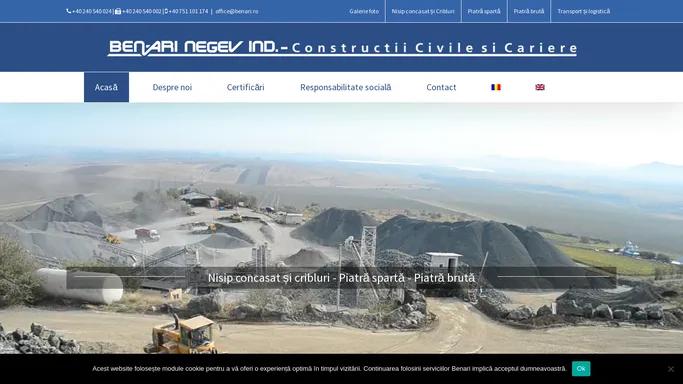 Ben Ari Negev Ind – Constructii civile si cariere