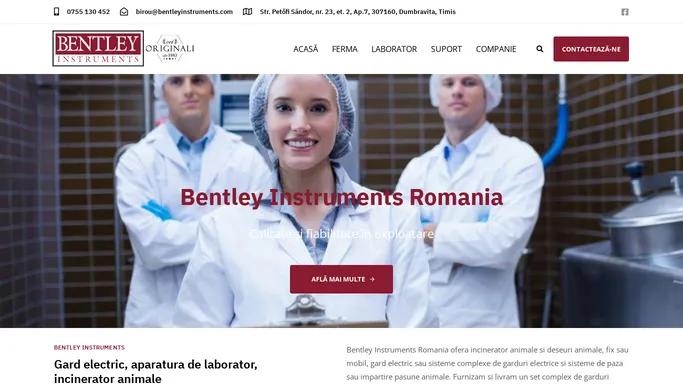 Gard electric, aparatura de laborator, incinerator animale | Bentley Instruments