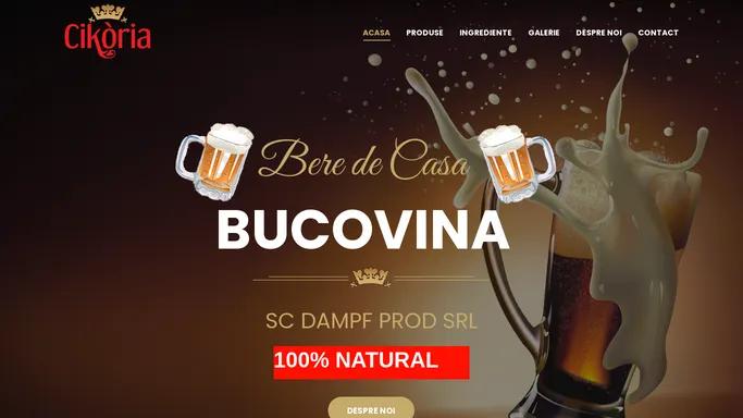 Bere de casa Cikoria "Produs natural din Bucovina"