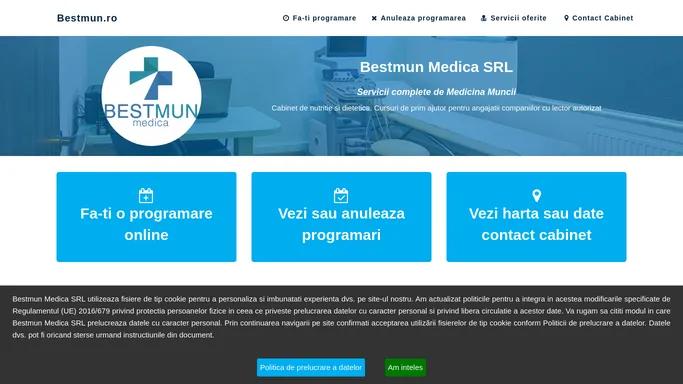 Programari online BestMun Medica Arad