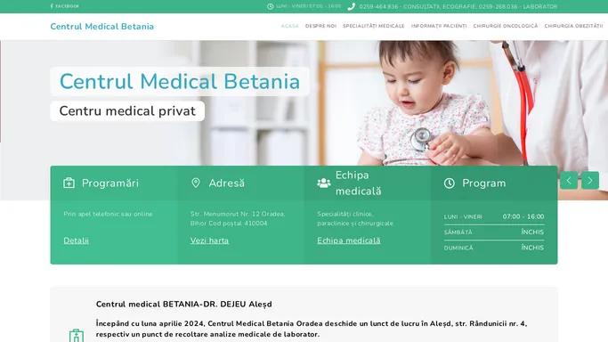 Centrul Medical Betania Oradea