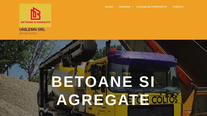 UNILEMN SRL – BETON COLTOS