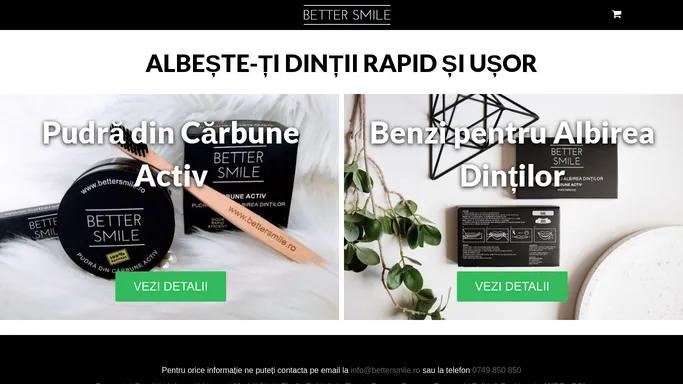 BetterSmile | Albeste-ti Dintii Rapid si Usor