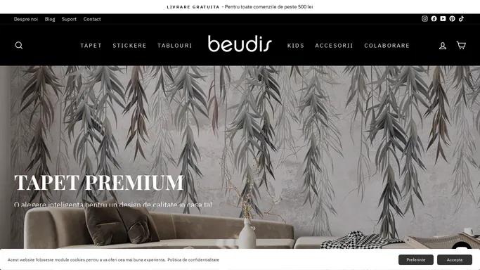 Beudis | Magazin online tapet, tablouri canvas, stickere – beudis.ro