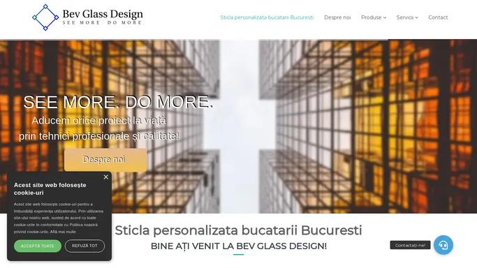 Sticla personalizata bucatarii Bucuresti - Bev Glass Design