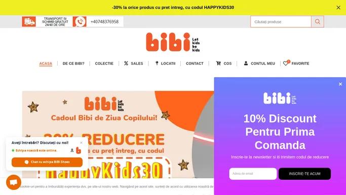 Bibi Shoes - Magazin Incaltaminte Piele pentru Copii & Bebelusi