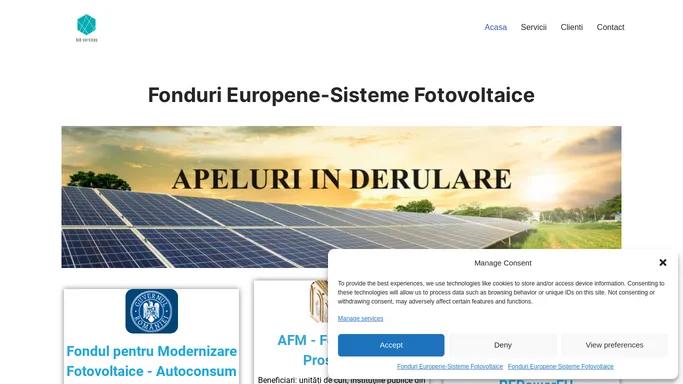 Fonduri Europene-Sisteme Fotovoltaice - Bid-Services