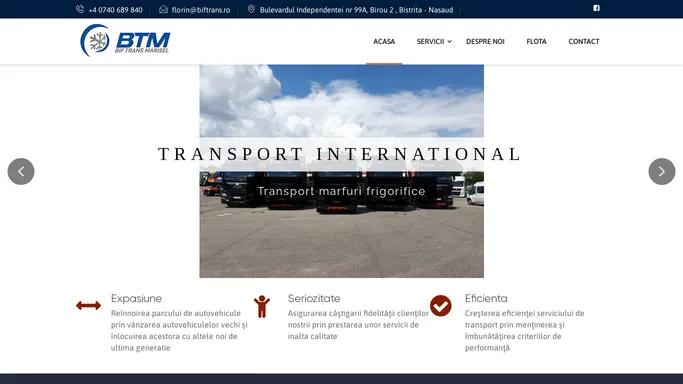 Transport Marfuri International – Bif Trans Marisel