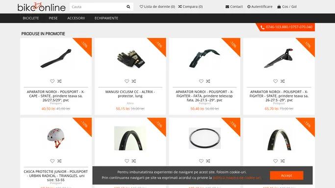 BikeOnline - magazin de biciclete, piese, accesorii si echipamente