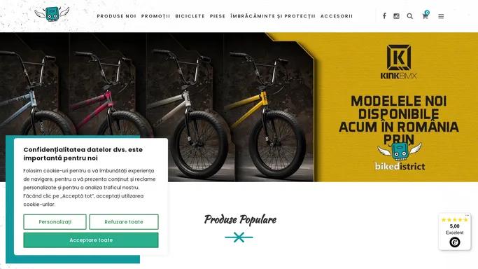 Bikedistrict.ro - Magazin online de biciclete si piese de biciclete, accesorii si echipamente. - BikeDistrict