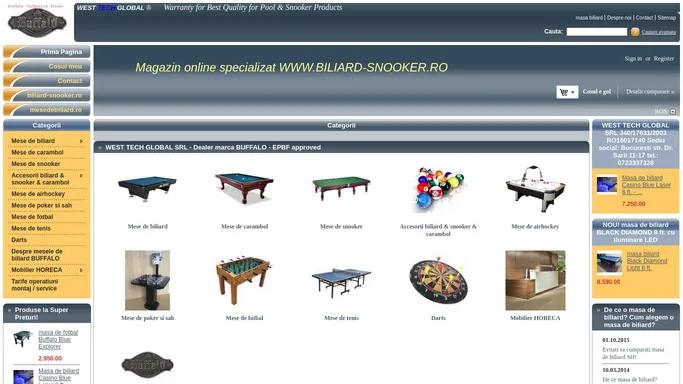 Magazin online biliard - snooker